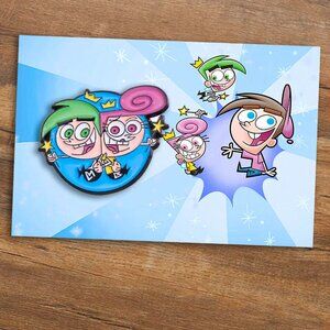 Fairly OddParents Cosmo and Wanda Collectible Enamel Pin